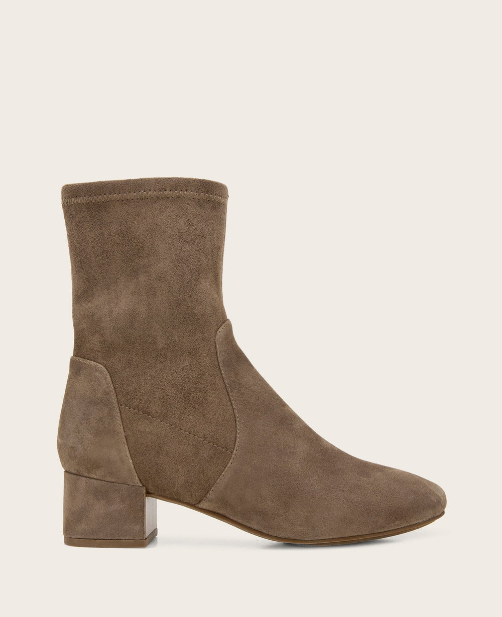 Kenneth Cole Shop Gentle Souls Ella Suede Stretch Bootie | Kenneth Cole | ALMOND