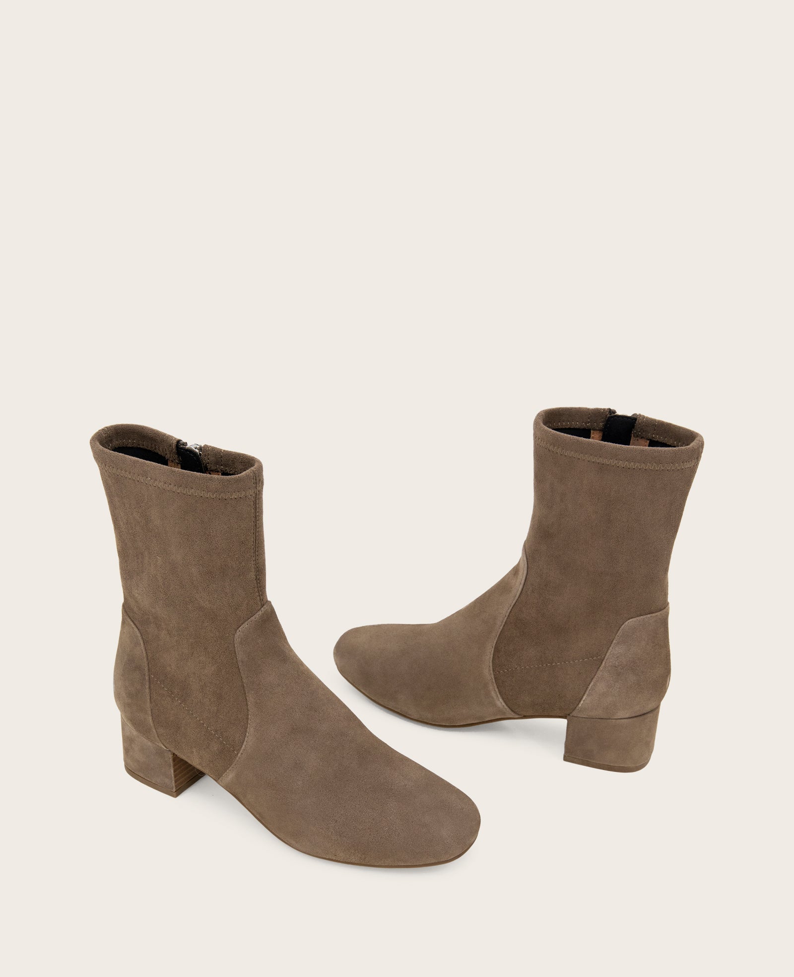 Kenneth Cole Shop Gentle Souls Ella Suede Stretch Bootie | Kenneth Cole | ALMOND