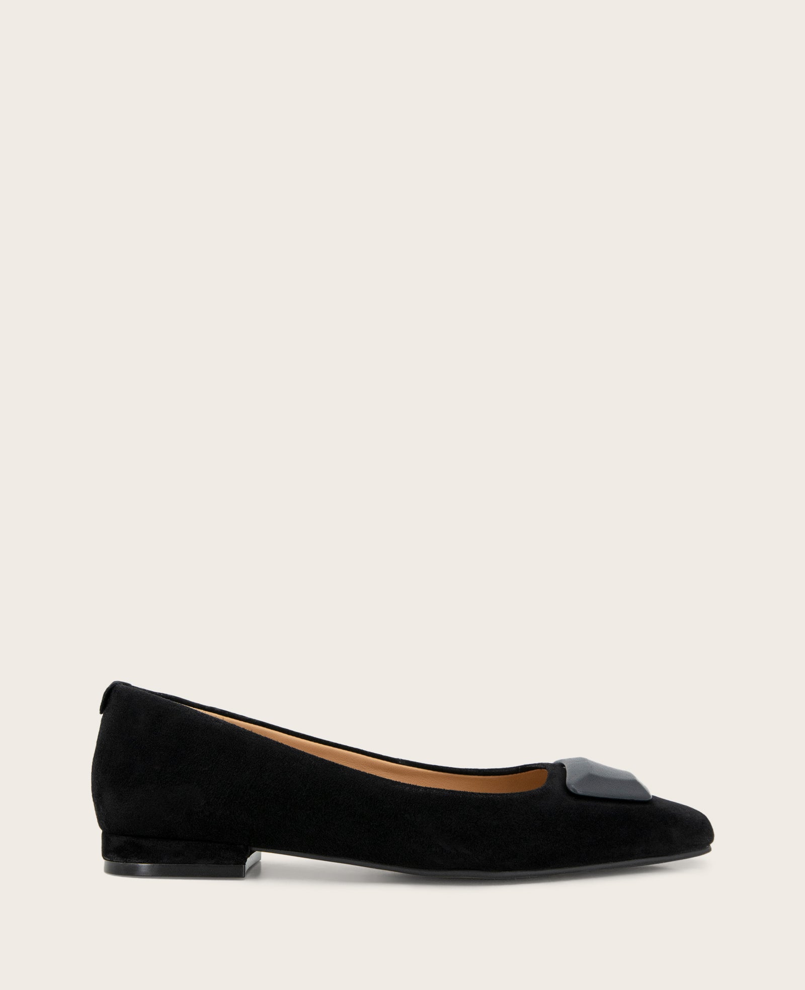 Kenneth Cole Shop Hanette Suede Flat Black | Gentle Souls by Kenneth Cole | BLACK SUEDE