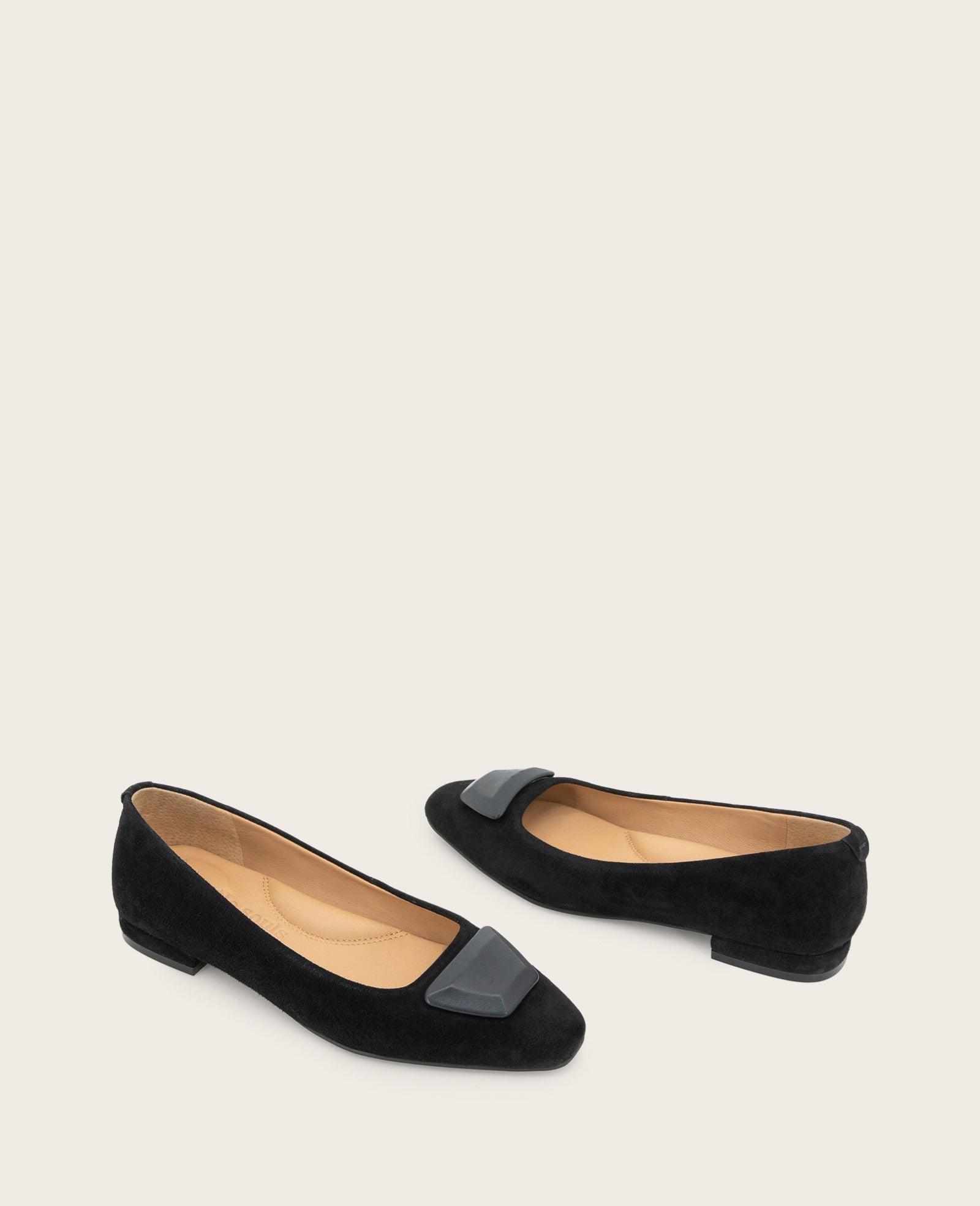 Kenneth Cole Shop Hanette Suede Flat Black | Gentle Souls by Kenneth Cole | BLACK SUEDE
