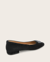 Kenneth Cole Shop Hanette Suede Flat Black | Gentle Souls by Kenneth Cole | BLACK SUEDE