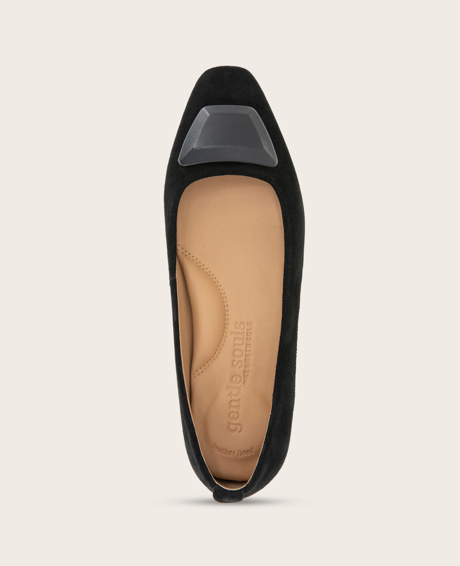 Kenneth Cole Shop Hanette Suede Flat Black | Gentle Souls by Kenneth Cole | BLACK SUEDE