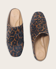 Kenneth Cole Shop Wanda Leopard Calf Hair Mule Flat | Gentle Souls KC | LEOPARD CALF HAIR