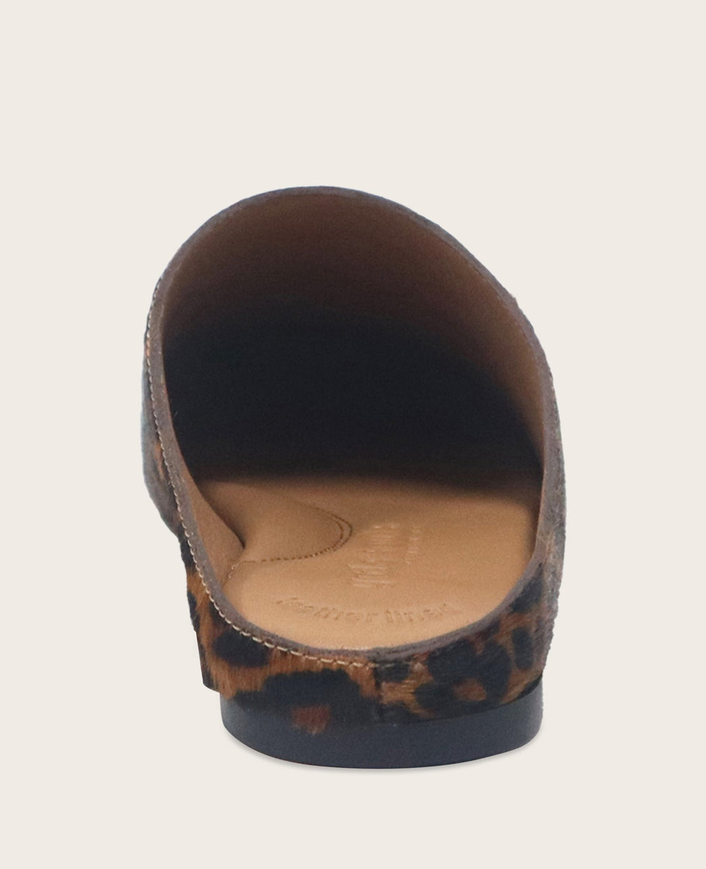 Kenneth Cole Shop Wanda Leopard Calf Hair Mule Flat | Gentle Souls KC | LEOPARD CALF HAIR