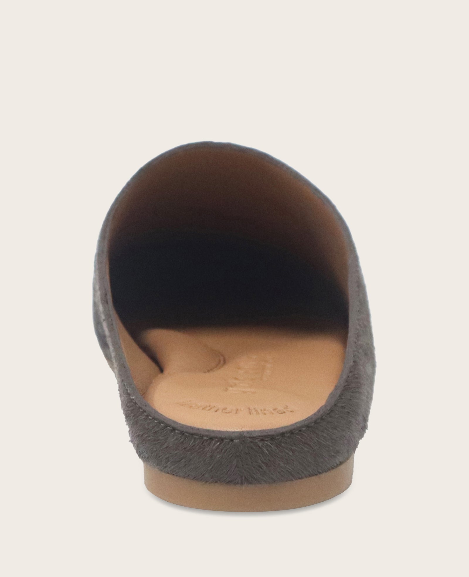 Kenneth Cole Wanda Calf Hair Mule Flat in Walnut | Gentle Souls KC | WALNUT CALF HAIR