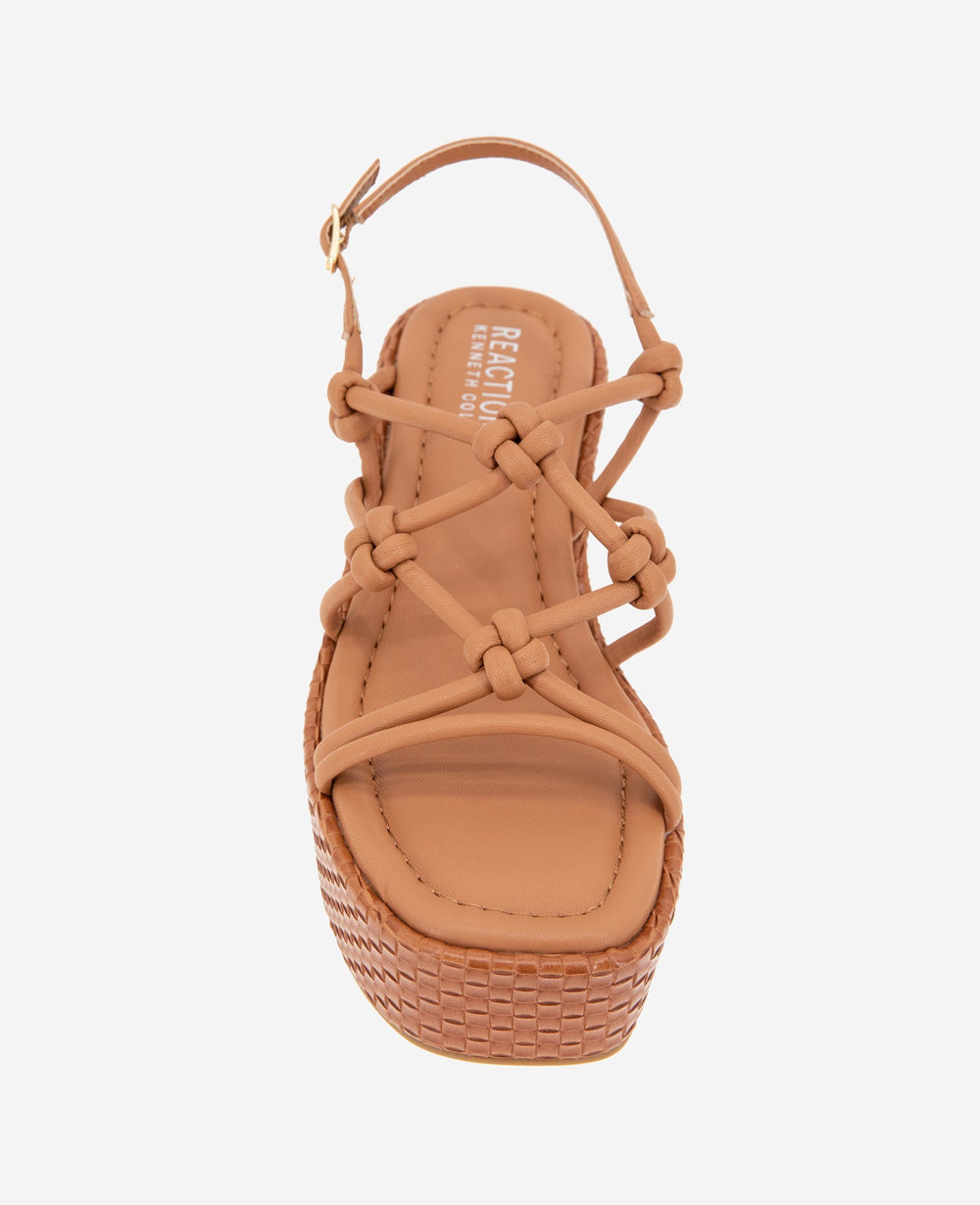 Kenneth Cole Essa Rust Woven Platform Sandal | Kenneth Cole Reaction | RUST
