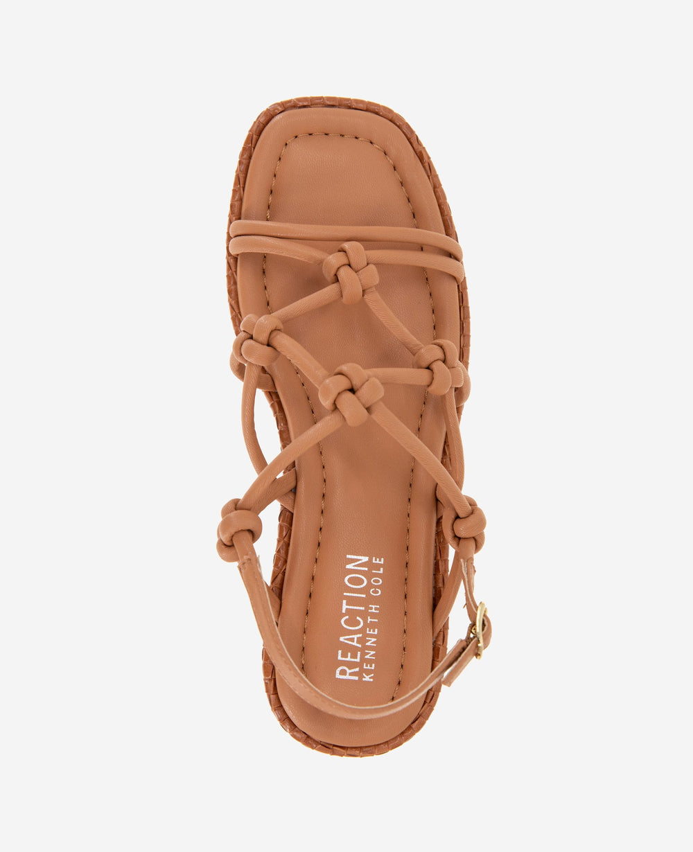 Kenneth Cole Essa Rust Woven Platform Sandal | Kenneth Cole Reaction | RUST