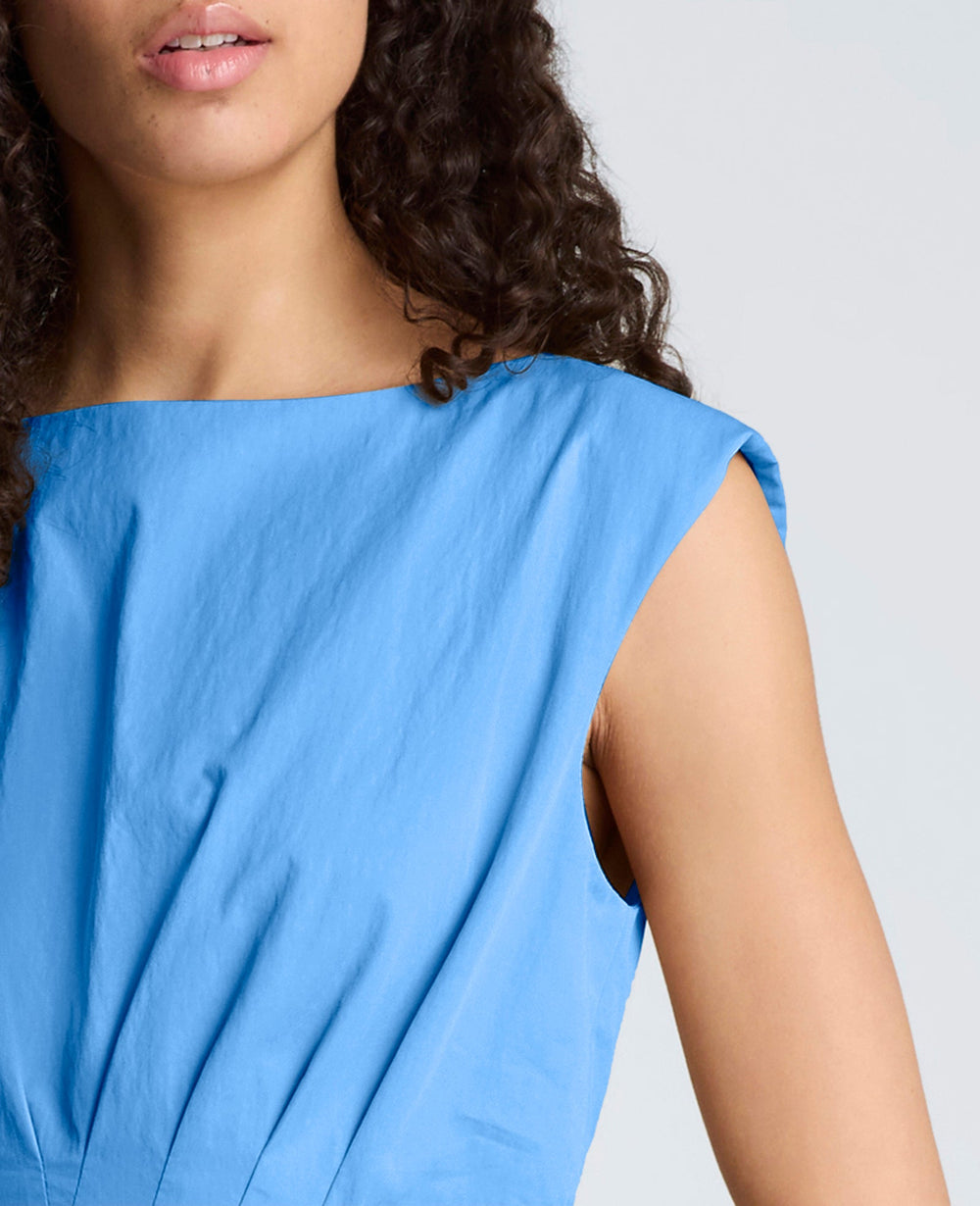 Kenneth Cole Shop Cotton Poplin Midi Dress – Lake Blue | Kenneth Cole | LAKE BLUE