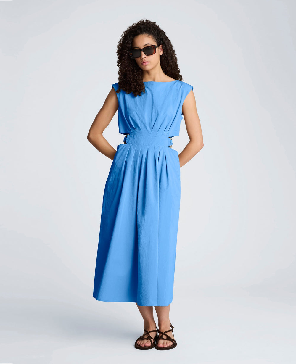 Kenneth Cole Shop Cotton Poplin Midi Dress – Lake Blue | Kenneth Cole | LAKE BLUE