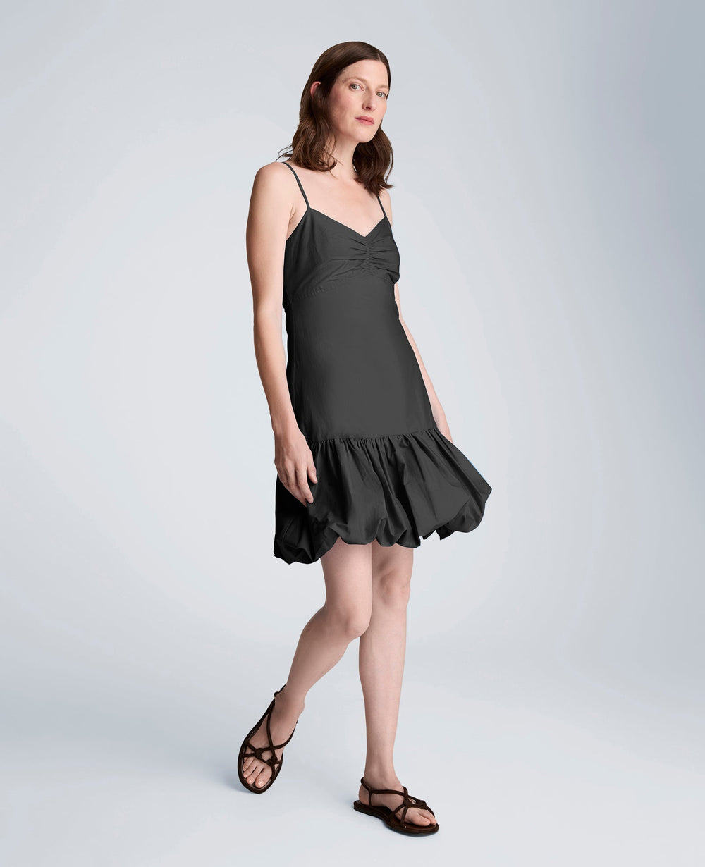 Kenneth Cole Buy Women's Sweetheart Bubble Flounce Mini Dress, Black | BLACK