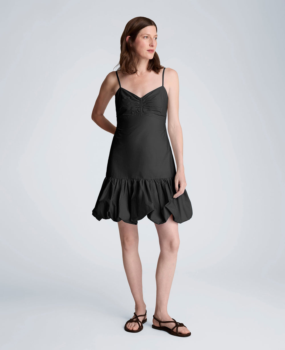 Kenneth Cole Buy Women's Sweetheart Bubble Flounce Mini Dress, Black | BLACK