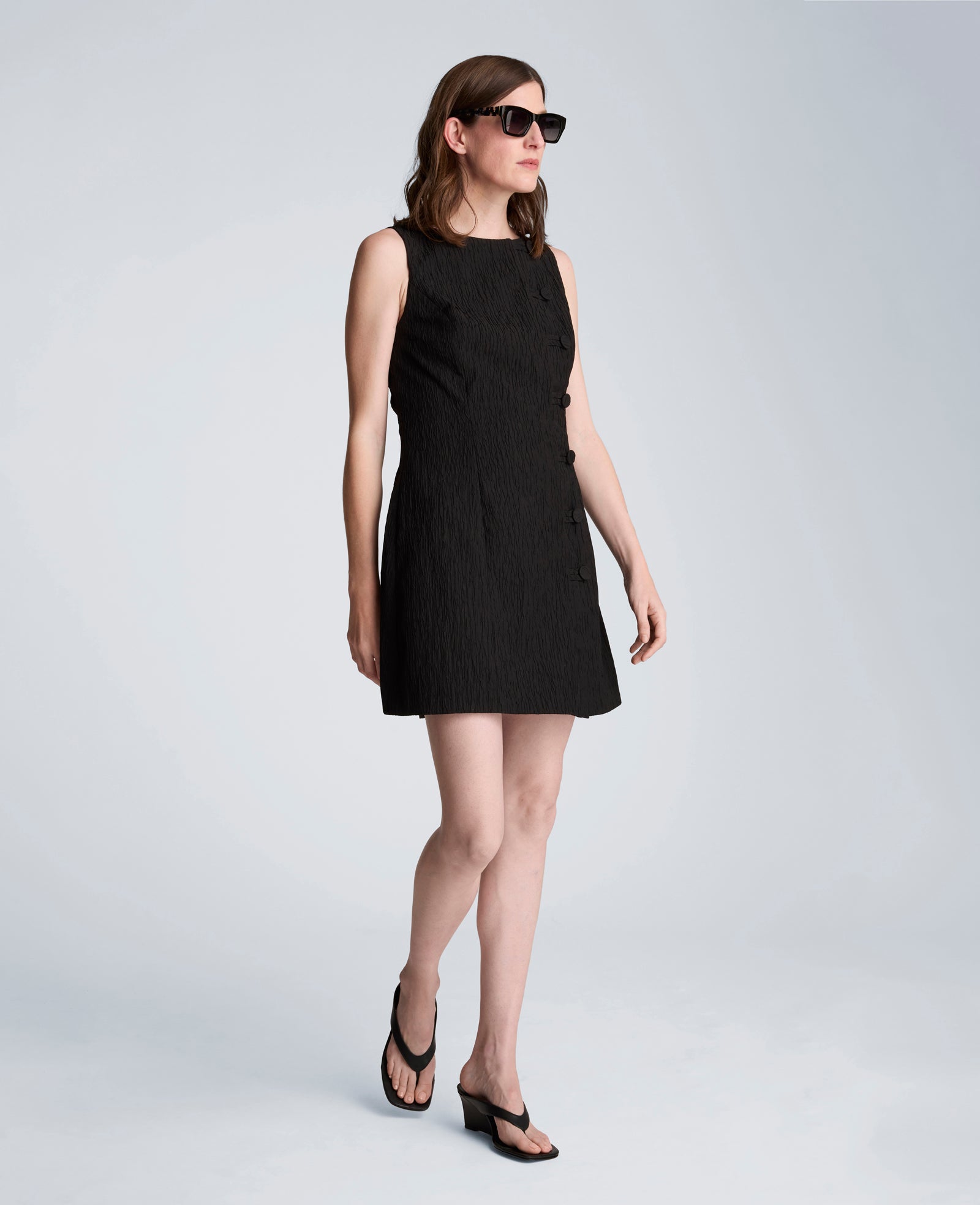Kenneth Cole Shop Boat Neck Sheath Mini Dress – Black | Kenneth Cole | BLACK