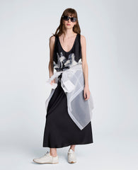Kenneth Cole Long Slip Dress | BLACK MULTI