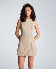 Kenneth Cole Shop Boat Neck Sheath Mini Dress – Burlap | Kenneth Cole | BURLAP