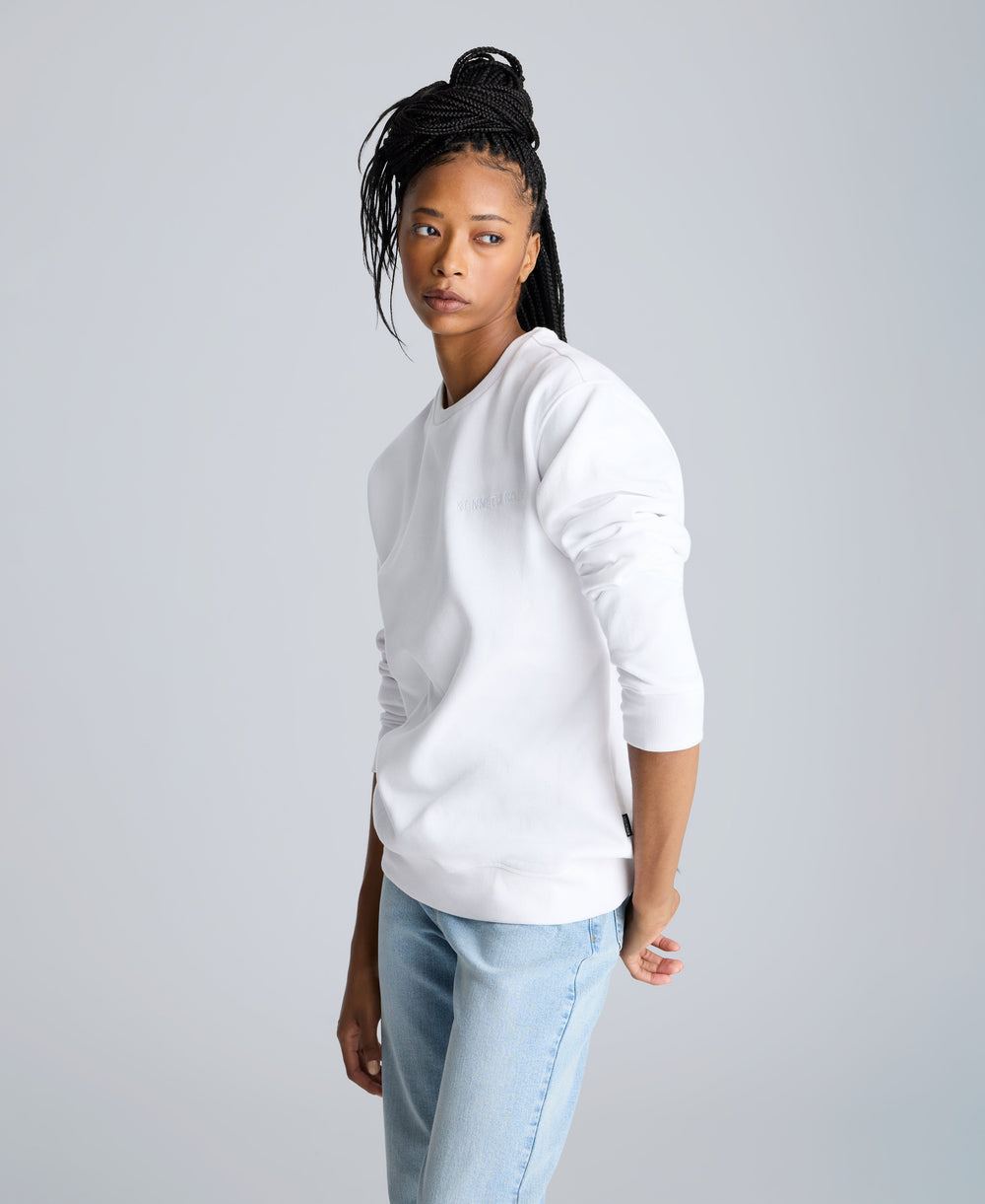 Kenneth Cole Shop Kenneth Cole Logo Sweatshirt White | Exclusive Pullover | WHITE