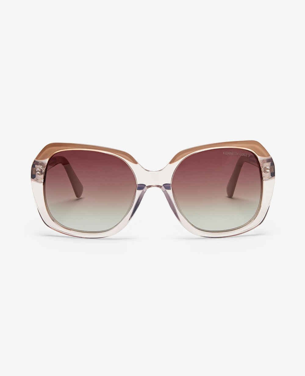 Kenneth Cole Round Acetate Sunglasses – Pink Polarized | Kenneth Cole | PINK
