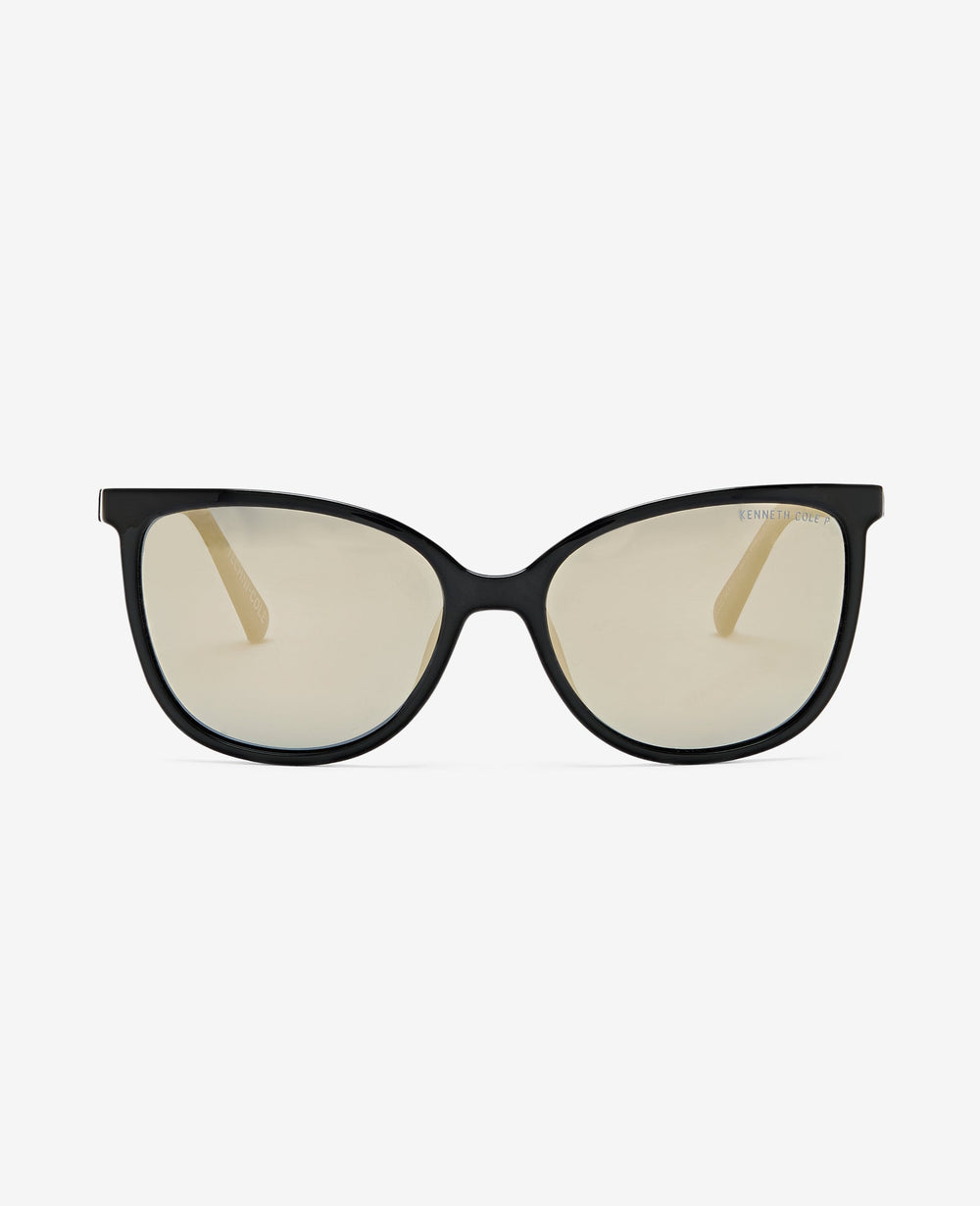 Kenneth Cole Square Ultem Sunglasses – Black Polarized | Kenneth Cole | BLACK