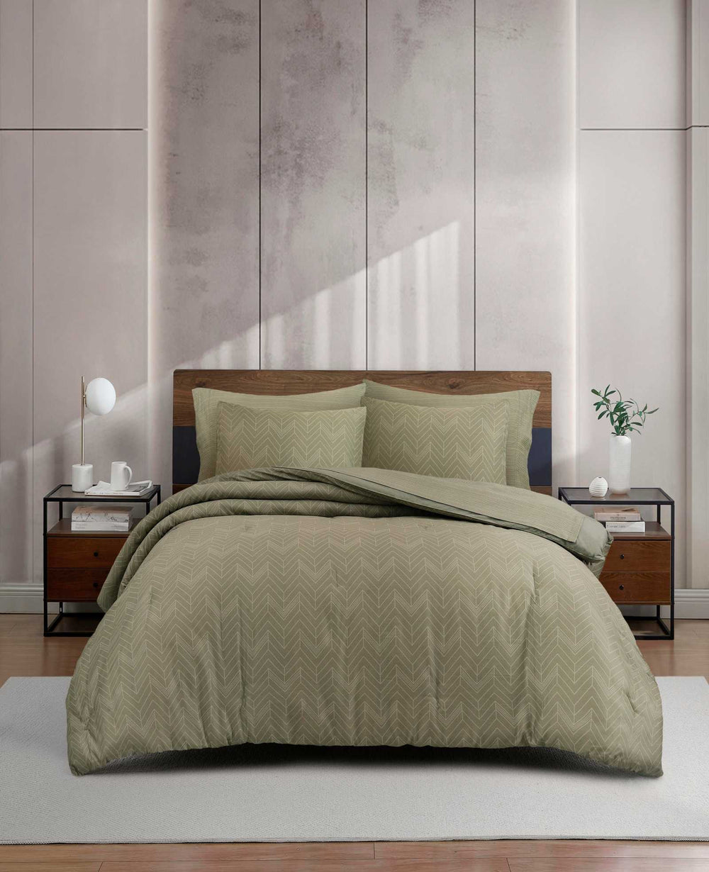 Kenneth Cole Delancey Comforter Set | GREEN
