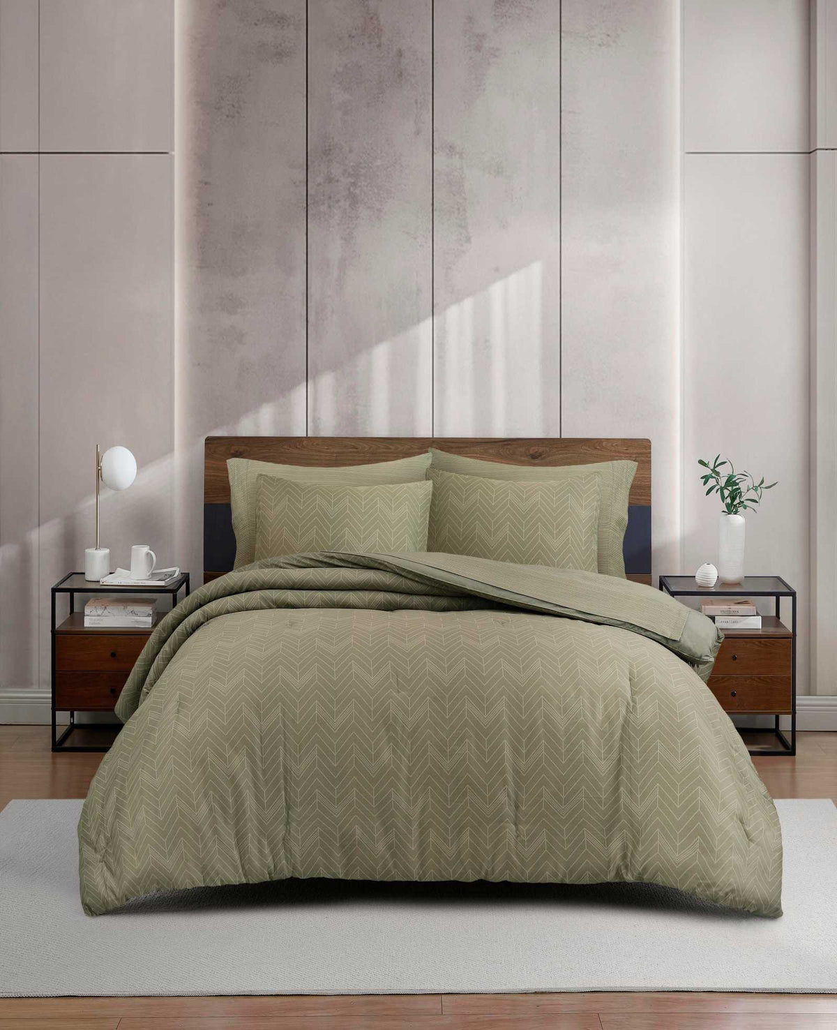Kenneth Cole Delancey Comforter Set | GREEN