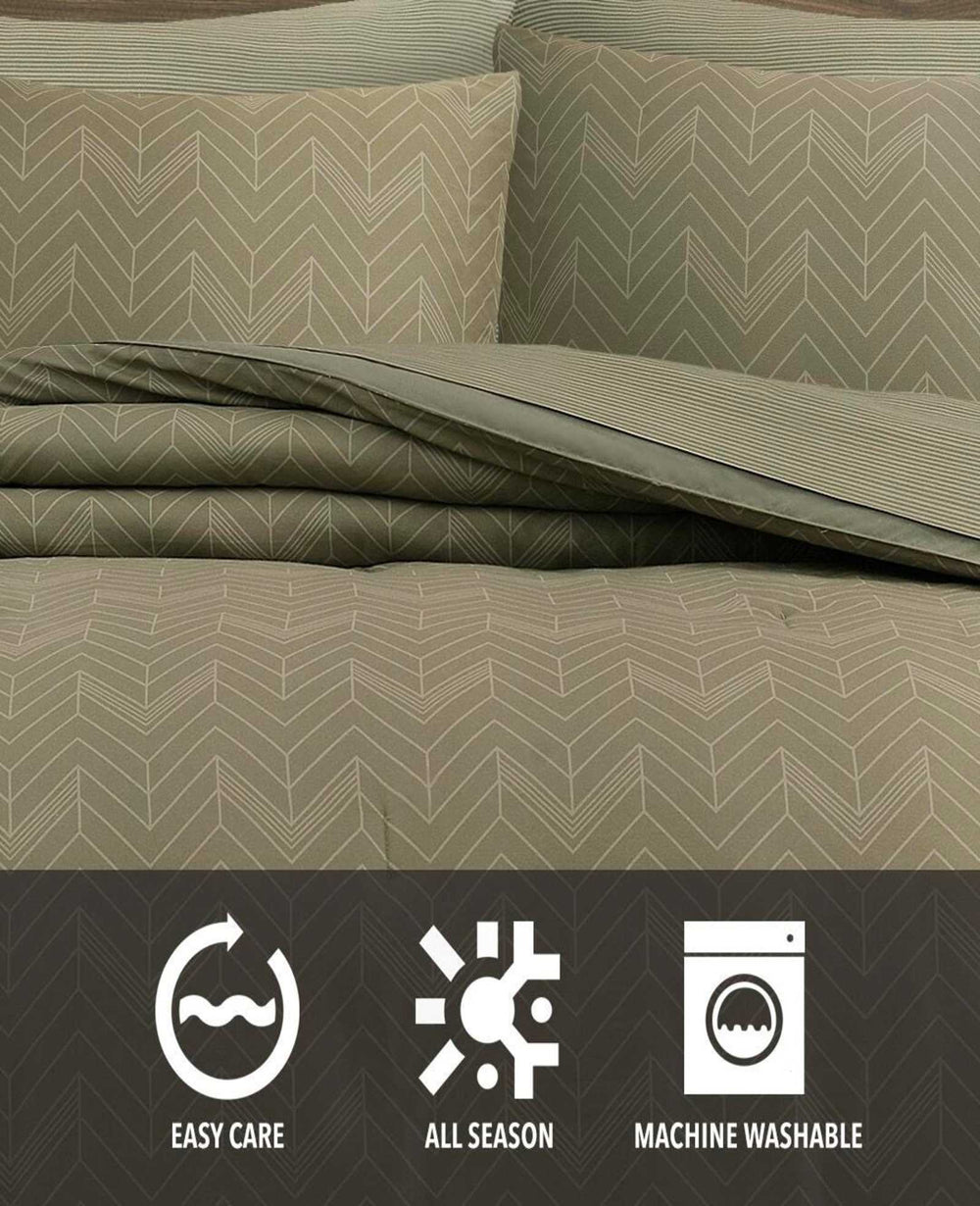 Kenneth Cole Delancey Comforter Set | GREEN