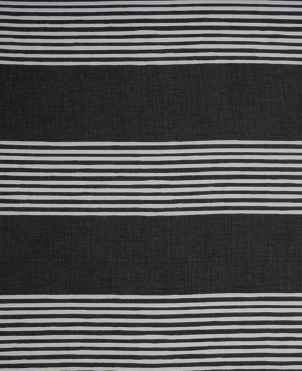 Kenneth Cole Banded Stripe Textured Comforter Set | CHARCOAL