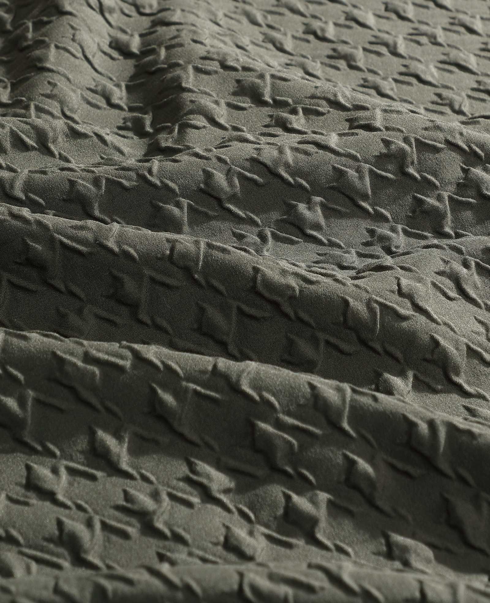 Kenneth Cole Houndstooth Duvet Set | GREEN