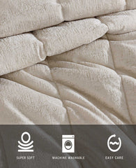 Kenneth Cole Banks Natural Comforter-Sham Set | IVORY