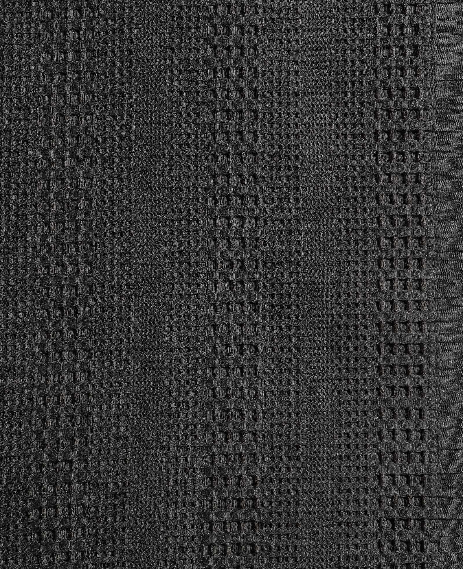 Kenneth Cole Variegated Waffle Comforter Set | BLACK