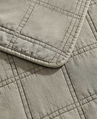Kenneth Cole Stonewashed Quilt Set | BROWN