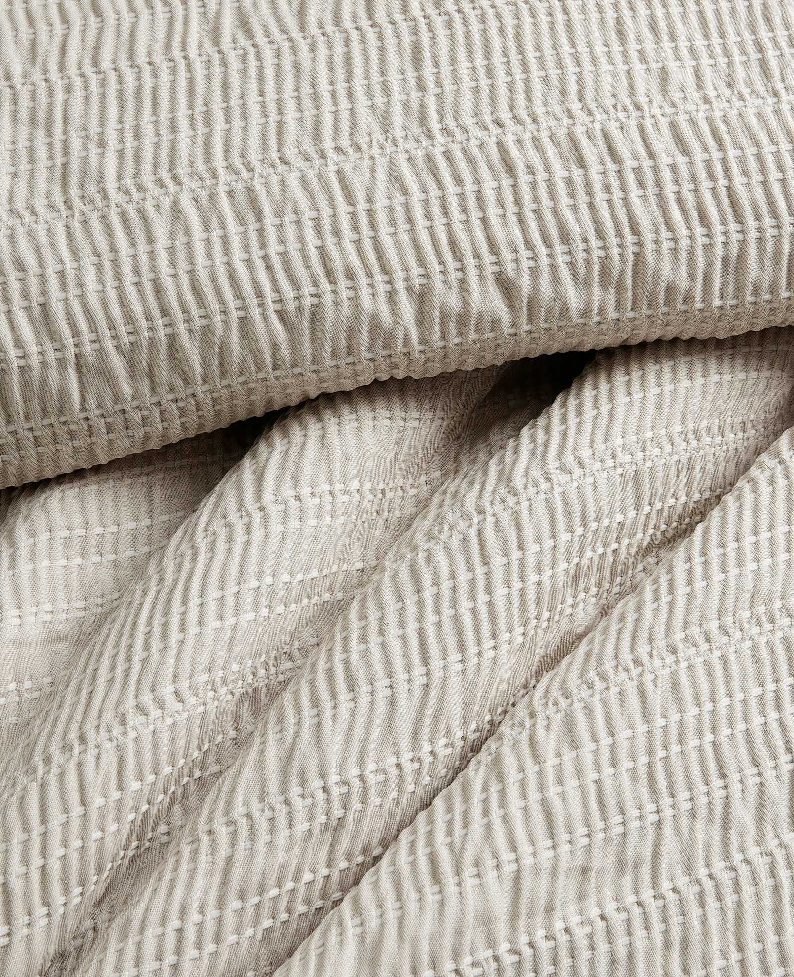 Kenneth Cole Stitched Gauze Comforter Set | BEIGE