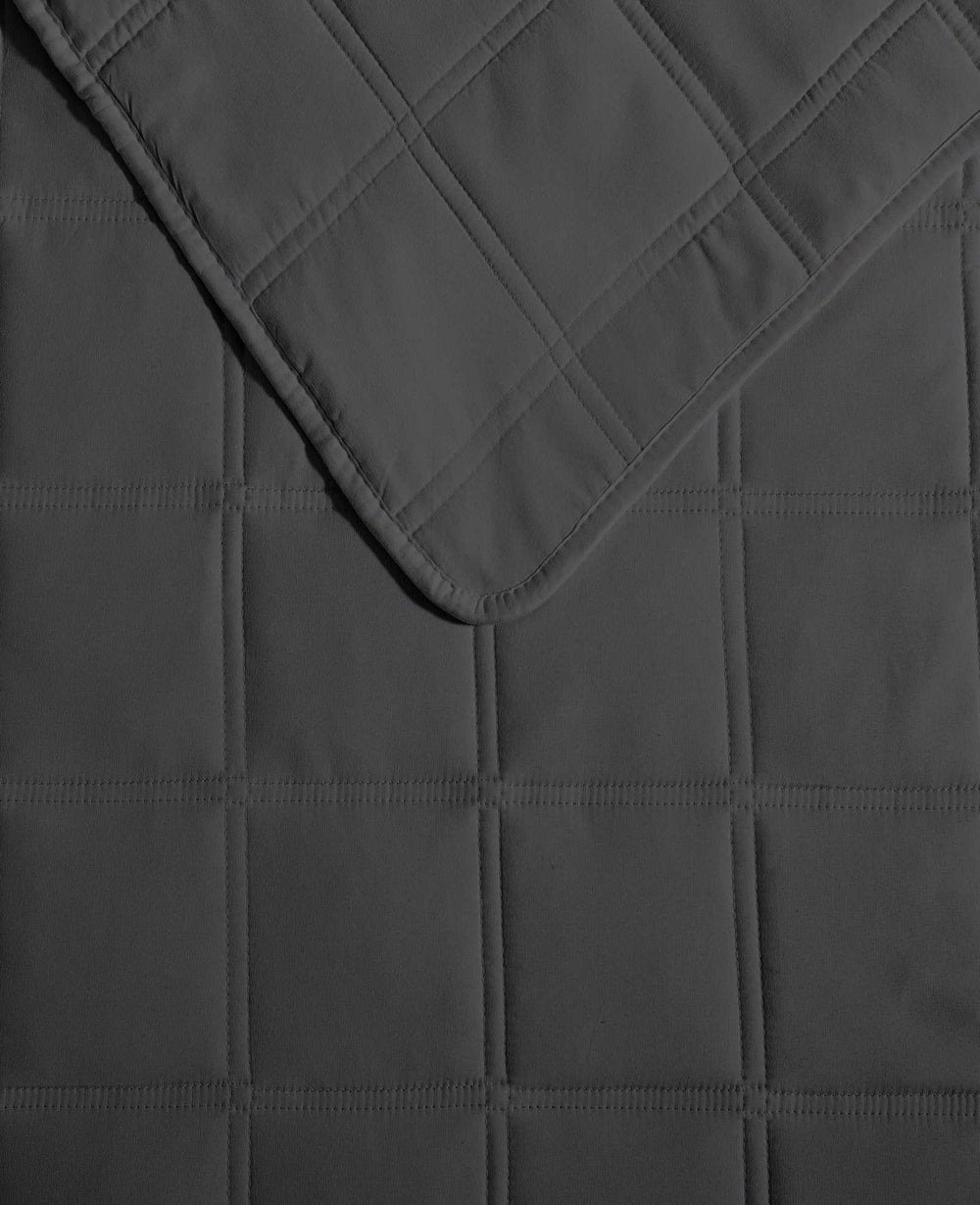 Kenneth Cole Stonewashed Quilt Set | CHARCOAL
