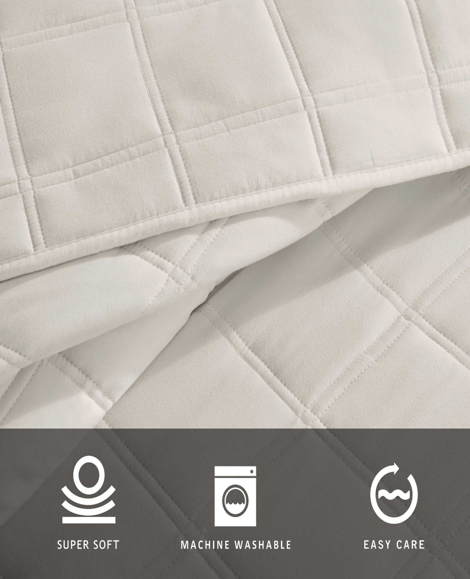 Kenneth Cole Stonewashed Quilt Set | BEIGE