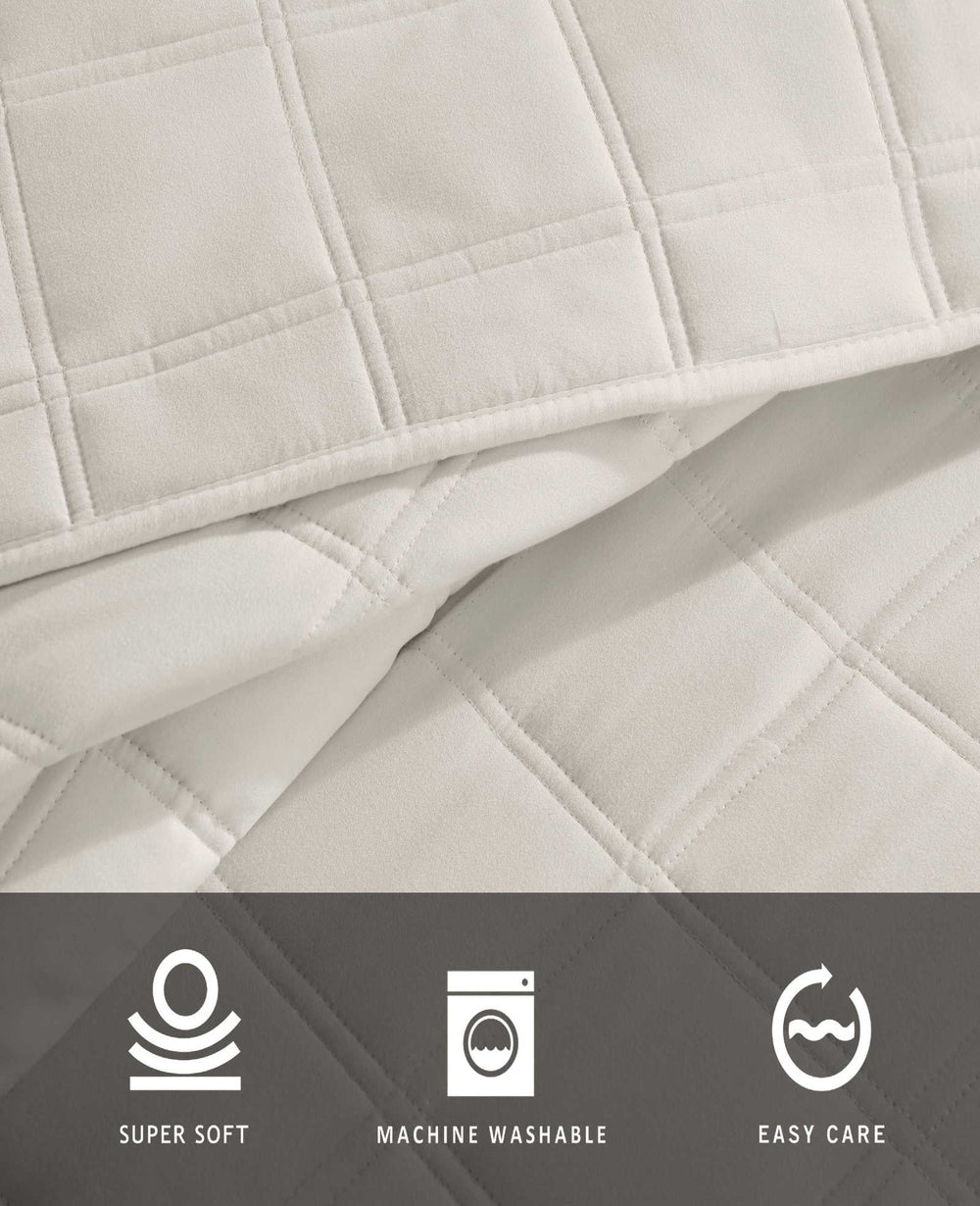 Kenneth Cole Stonewashed Quilt Set | BEIGE