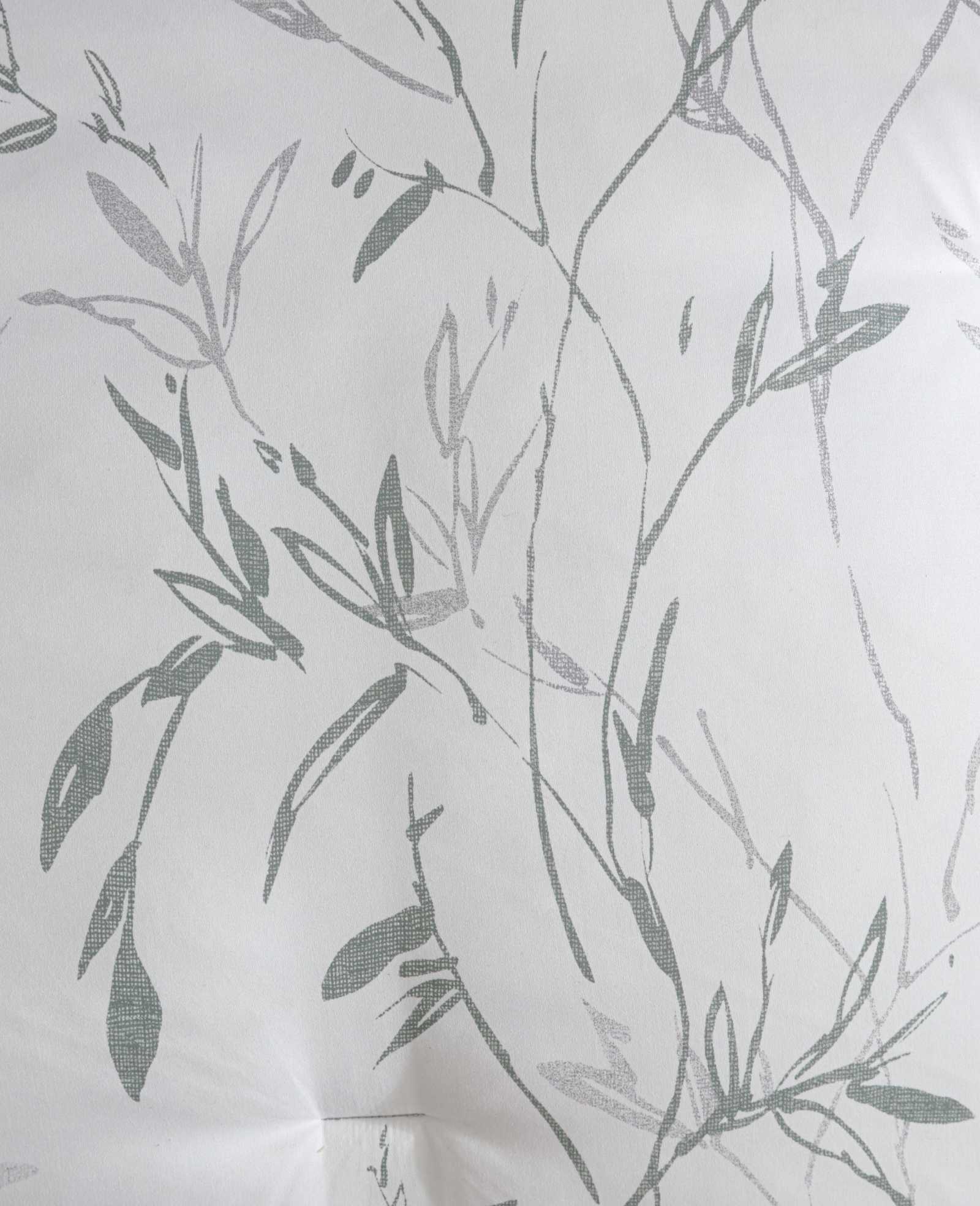 Kenneth Cole Ink Wash Vine Comforter + Sham Set | GREEN