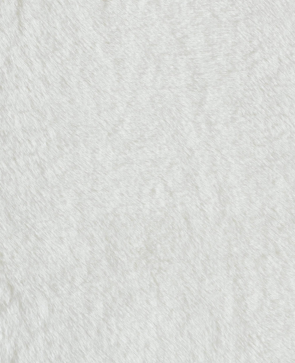 Kenneth Cole Faux Fur Solid Throw Blanket | WHITE