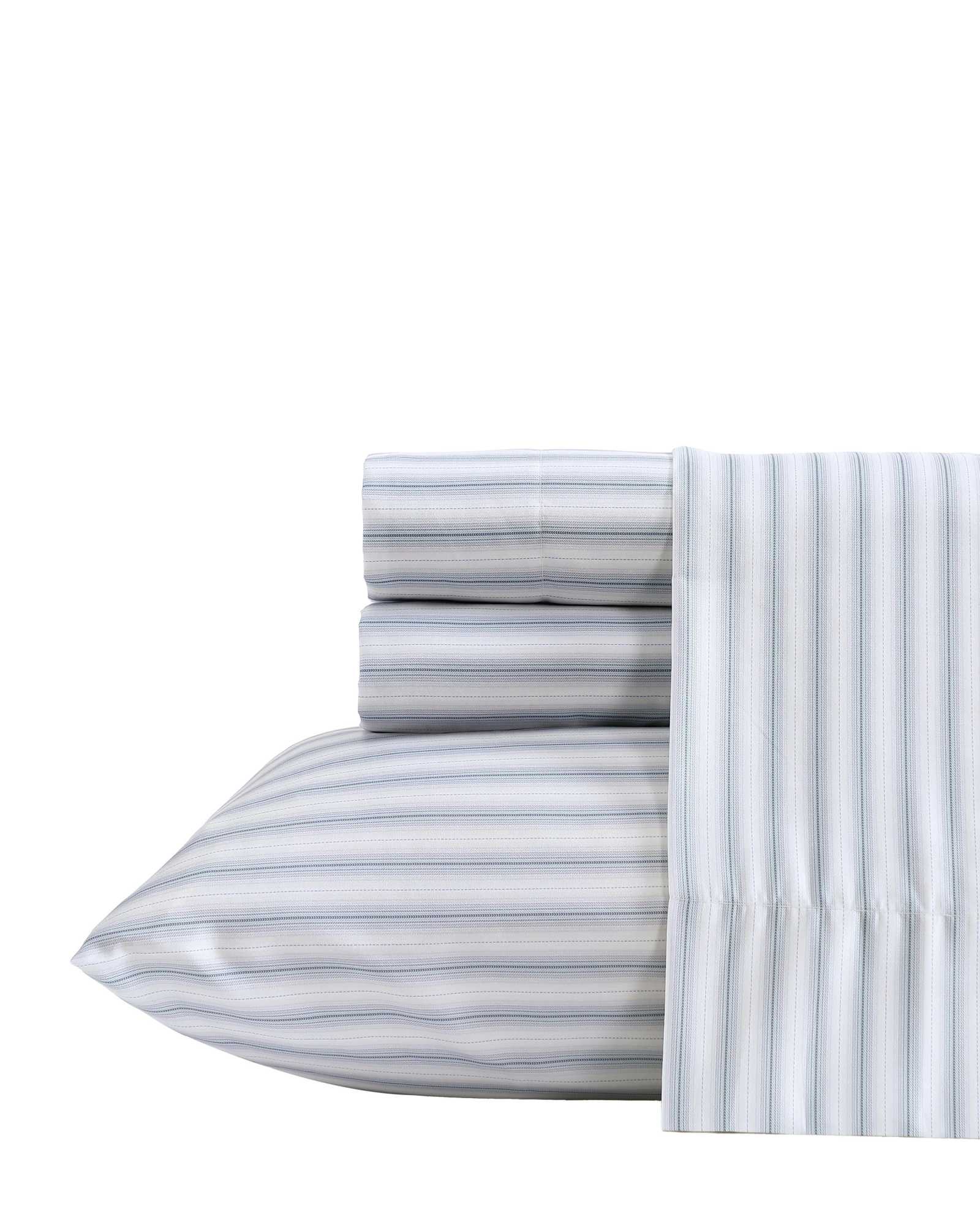 Kenneth Cole Arrow Stripe Sheet Set | BLUE