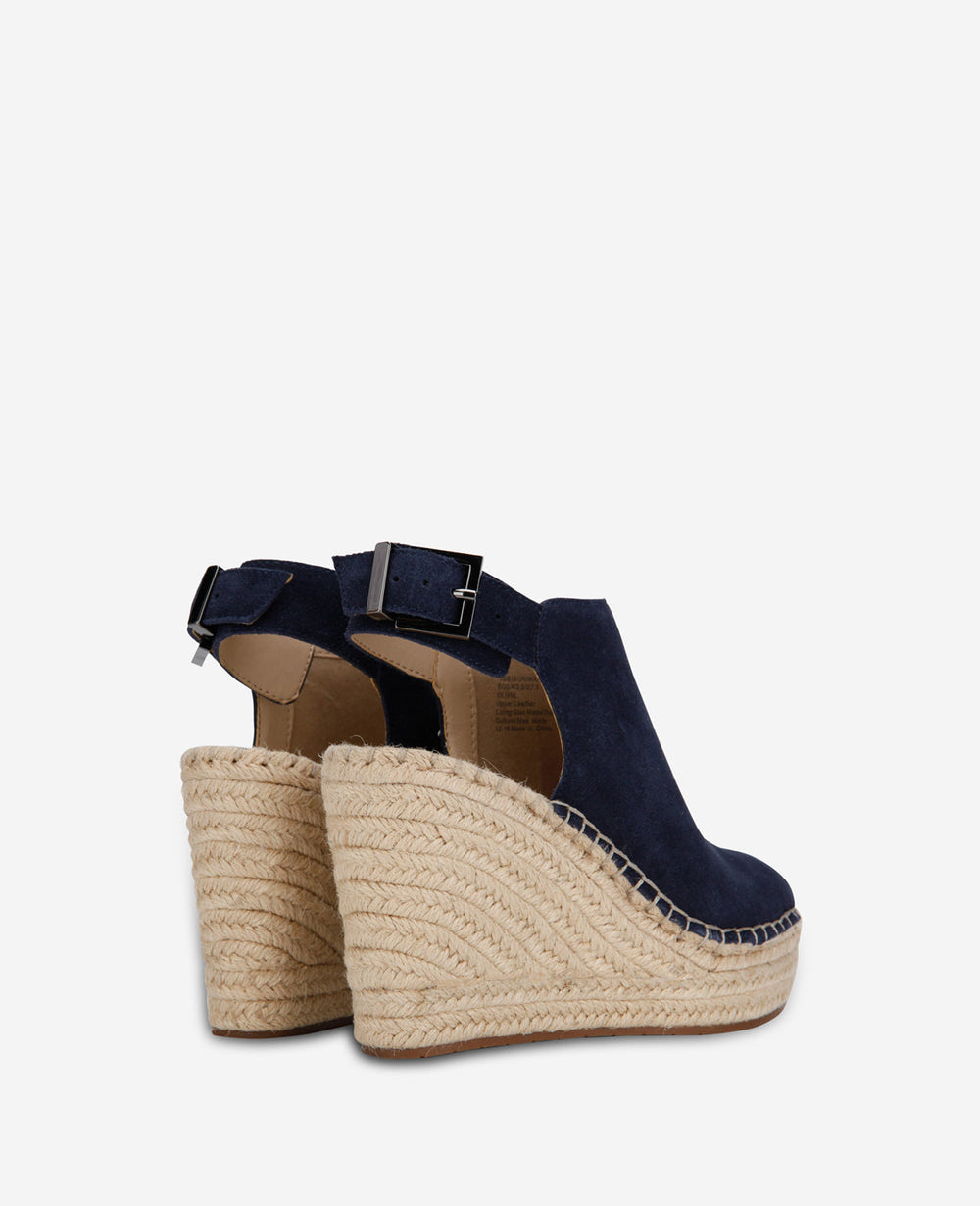 Kenneth Cole Olivia Espadrille Wedge Sandal | NAVY