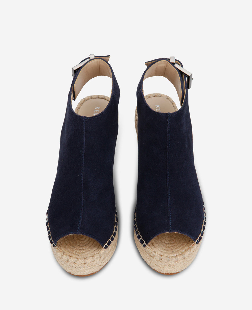 Kenneth Cole Olivia Espadrille Wedge Sandal | NAVY
