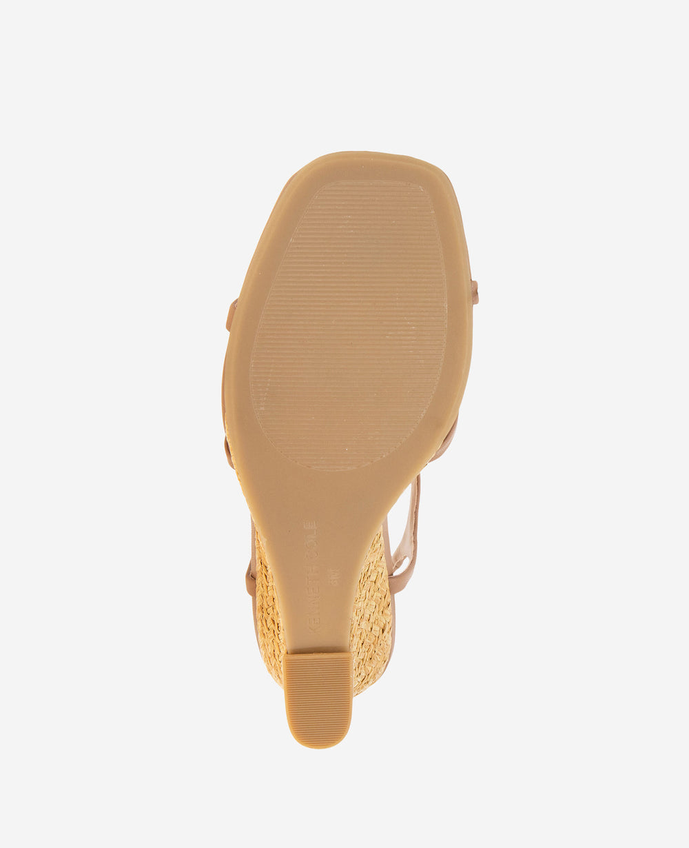 Kenneth Cole Freya Wedge Sandal | CLASSIC TAN