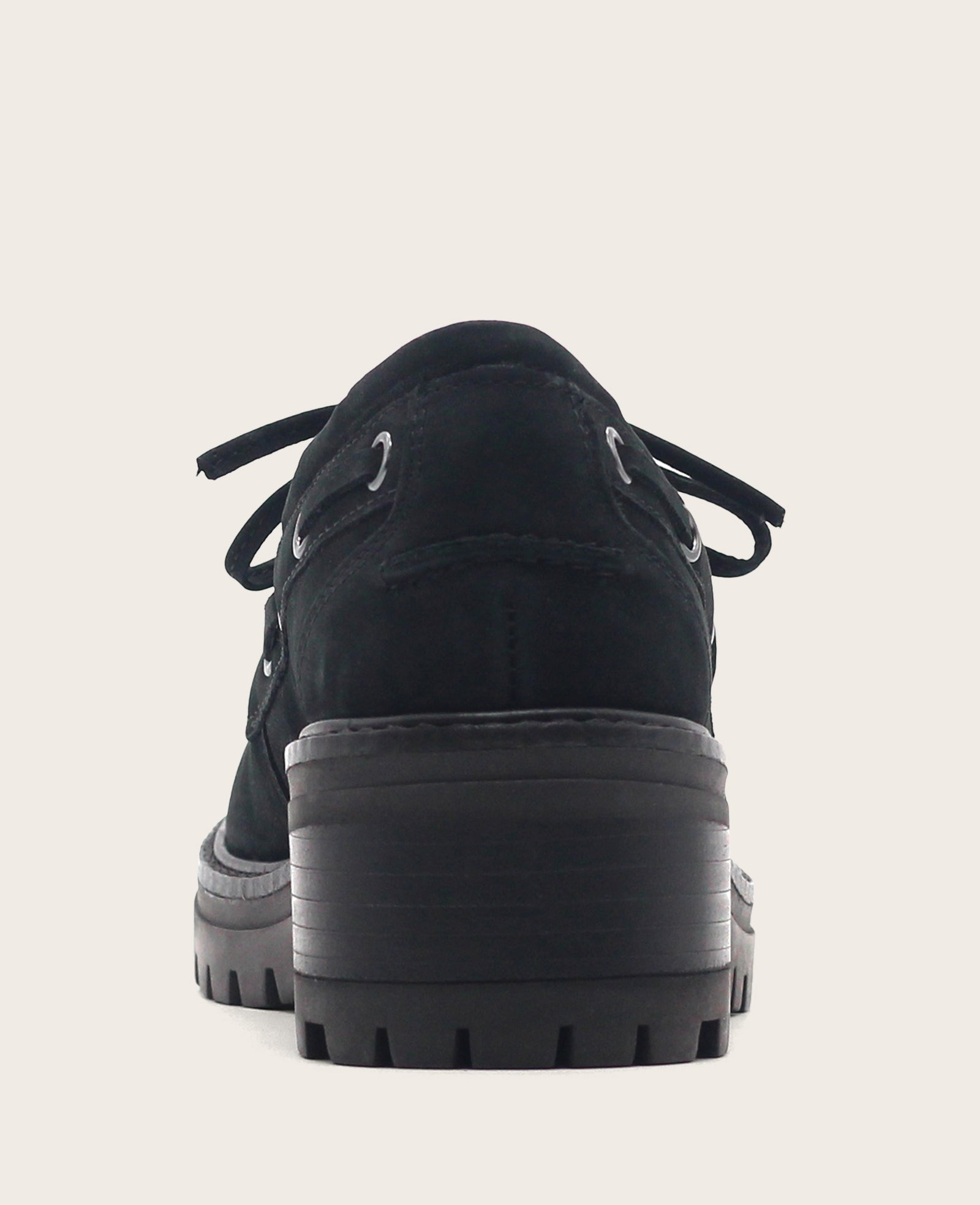Kenneth Cole Shop Gentle Souls Brigly Black Nubuck Lug Boat Shoe | KC | BLACK NUBUCK