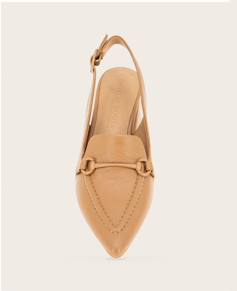 Kenneth Cole Shop Gentle Souls Dawson Leather Slingback | Kenneth Cole | CAMEL LEATHER