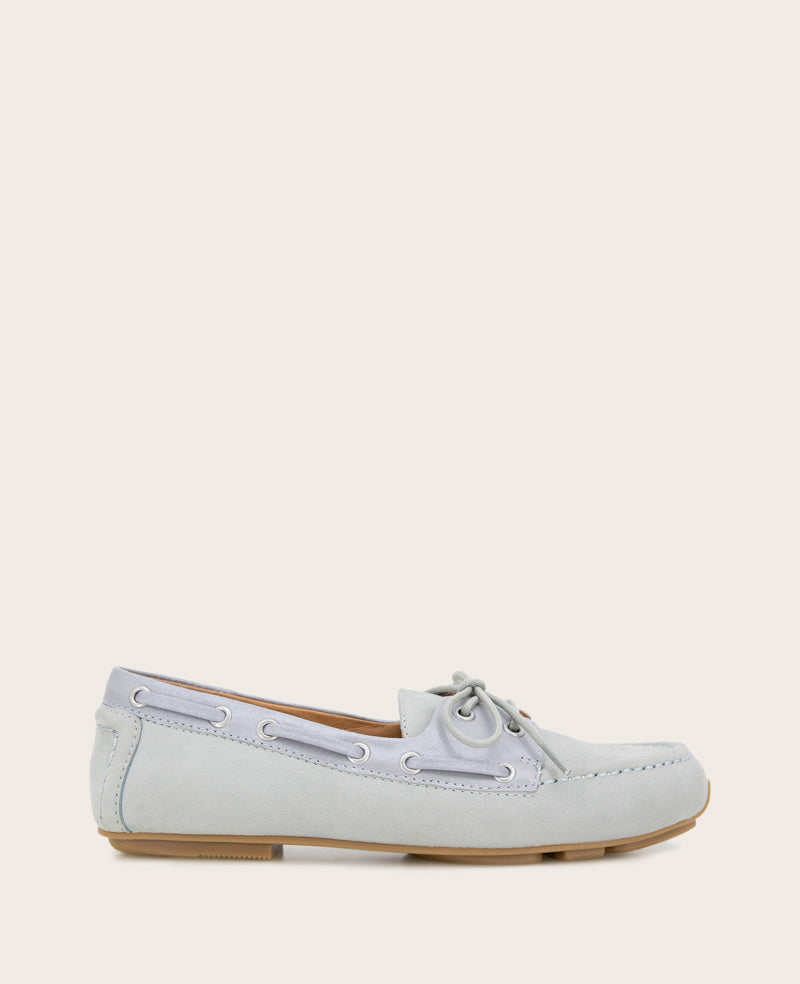 Kenneth Cole Marina Leather Boat Shoe – Ashley Blue | Gentle Souls by KC | ASHLEY BLUE LEATHER