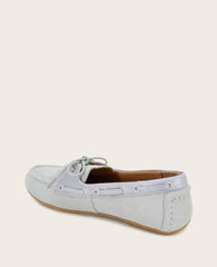 Kenneth Cole Marina Leather Boat Shoe – Ashley Blue | Gentle Souls by KC | ASHLEY BLUE LEATHER