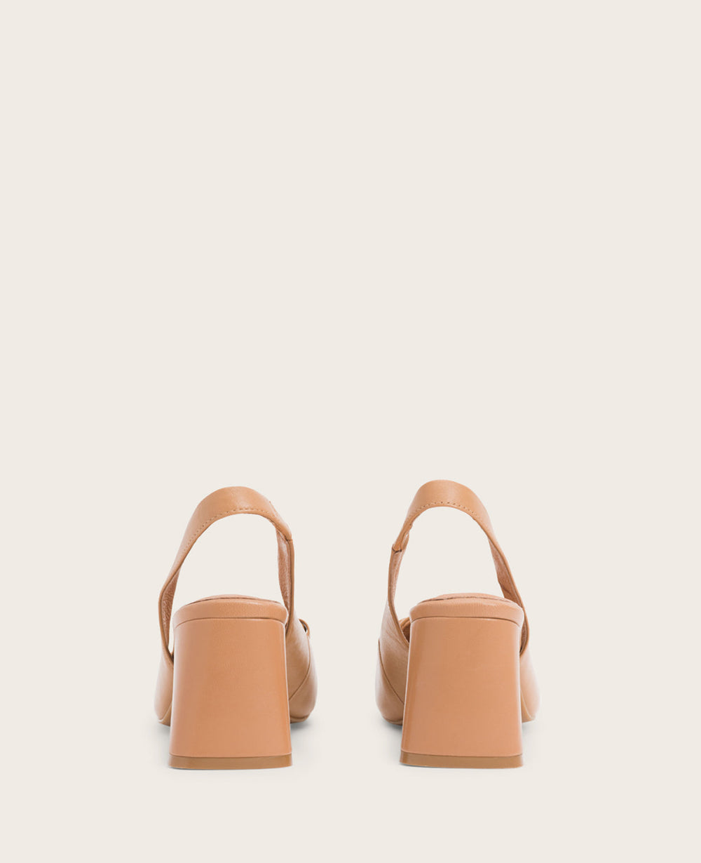 Kenneth Cole Dionne Camel Slingback Heel – Gentle Souls by Kenneth Cole | CAMEL