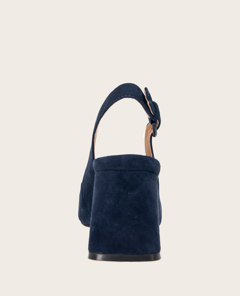 Kenneth Cole Shop Dionne Slingback Pump – Navy Suede | Gentle Souls | NAVY SUEDE