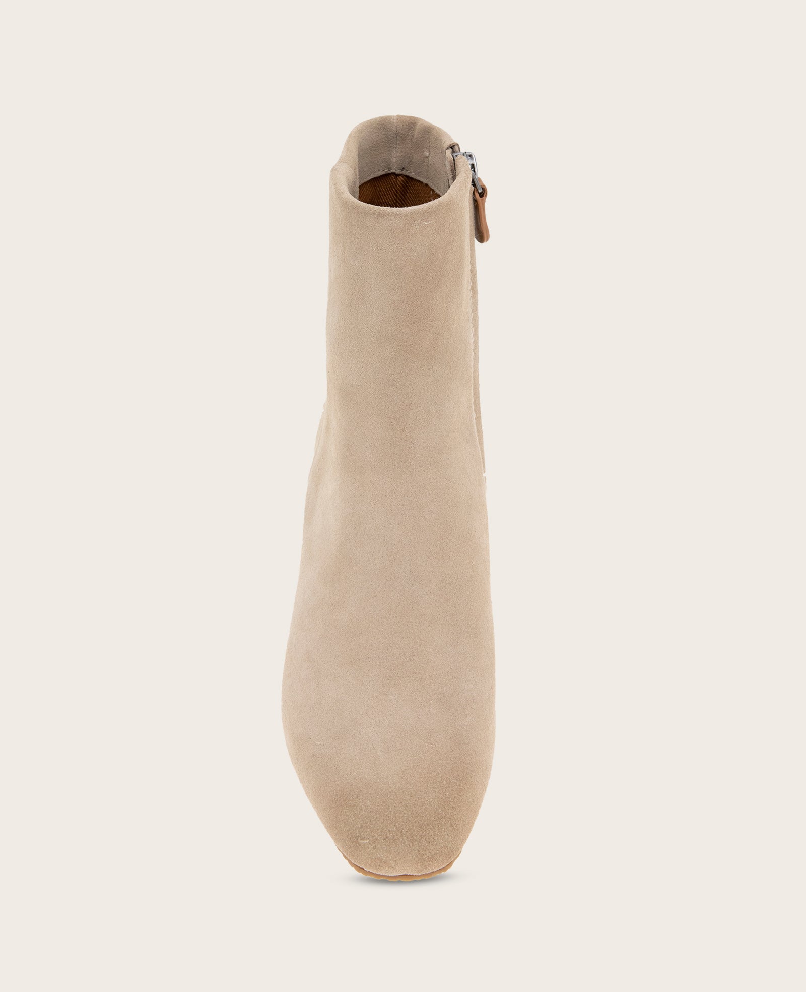 Kenneth Cole GENTLE SOULS - Nash Suede Side Zip Wedge Bootie | MUSHROOM SUEDE
