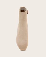Kenneth Cole GENTLE SOULS - Nash Suede Side Zip Wedge Bootie | MUSHROOM SUEDE