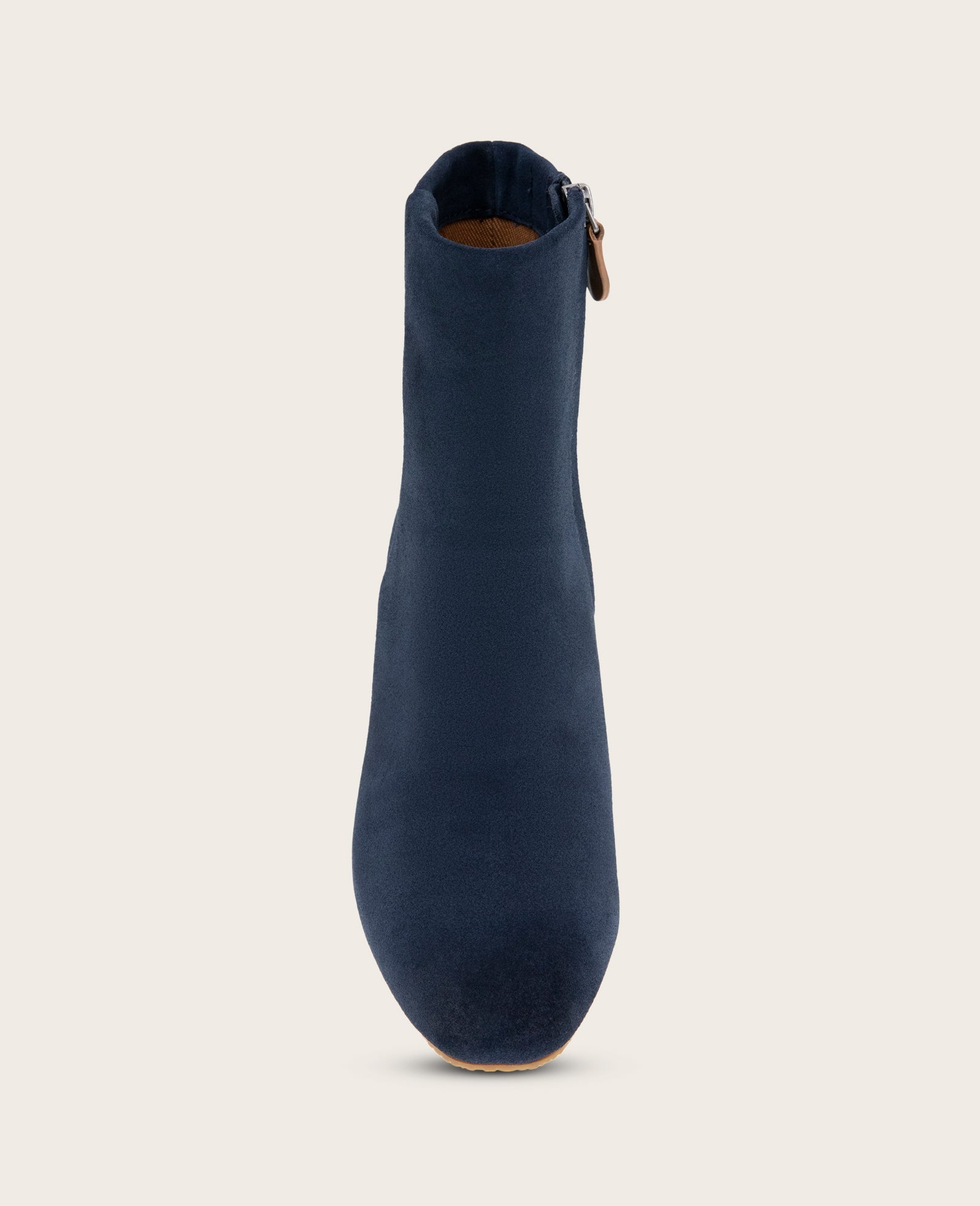 Kenneth Cole GENTLE SOULS - Nash Suede Side Zip Wedge Bootie | NAVY SUEDE