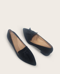 Kenneth Cole Shop Women's Glova Suede Tassel Heel, Black | Gentle Souls | BLACK SUEDE