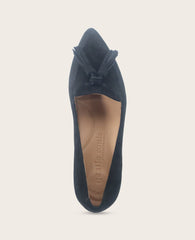 Kenneth Cole Shop Women's Glova Suede Tassel Heel, Black | Gentle Souls | BLACK SUEDE